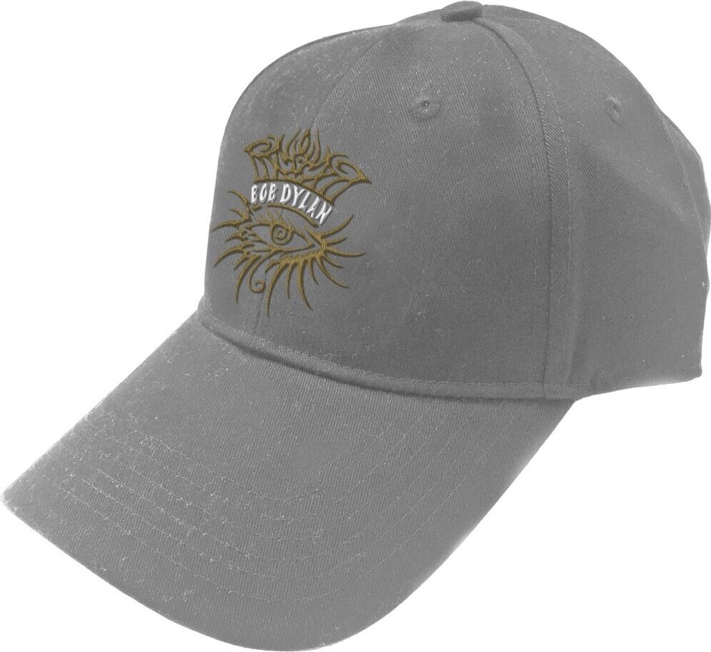 Bob Dylan - "Eye Icon" Baseball-Mütze für Herren/Damen Uni RO6324 (Einheitsgröße) (Grau)