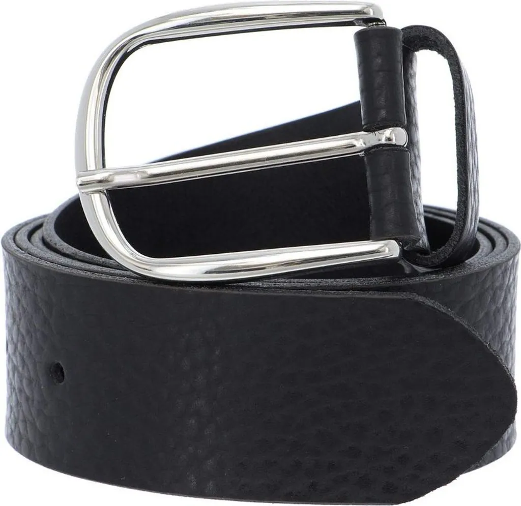 Cintura Vanzetti Radiance 40mm Black Metallic - Pelle Glitter per Jeans