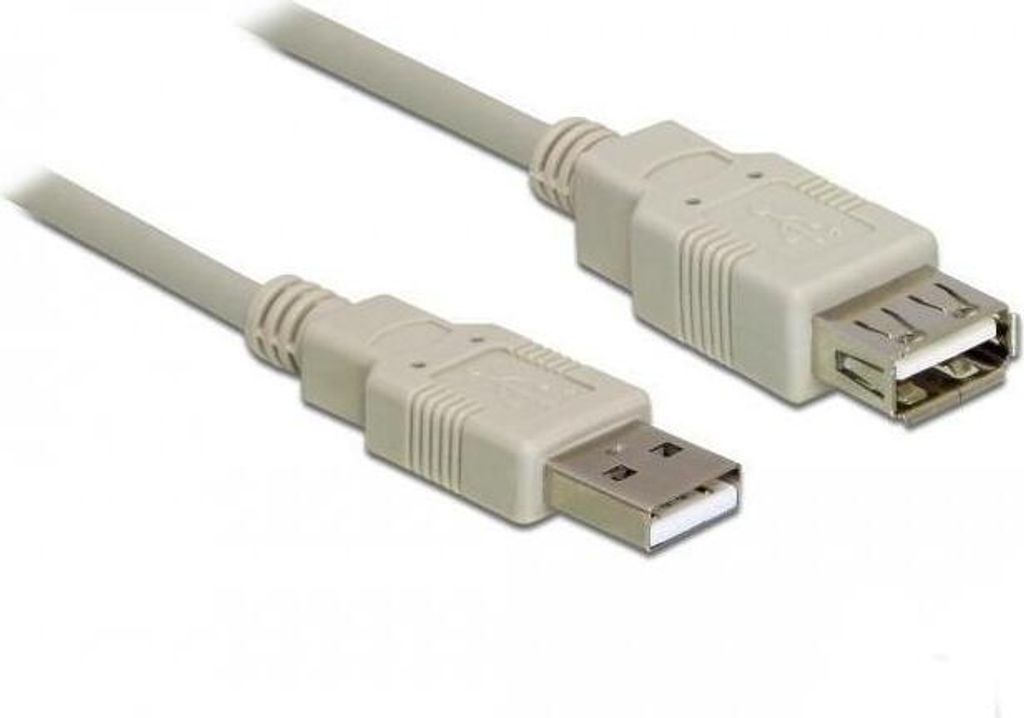 DELOCK USB Verl. A -> A St/Bu 1.80m grau