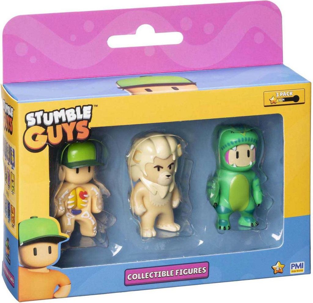 Boti Stumble Guys Actionfiguren 3er-Pack - Spielfiguren für Kinder