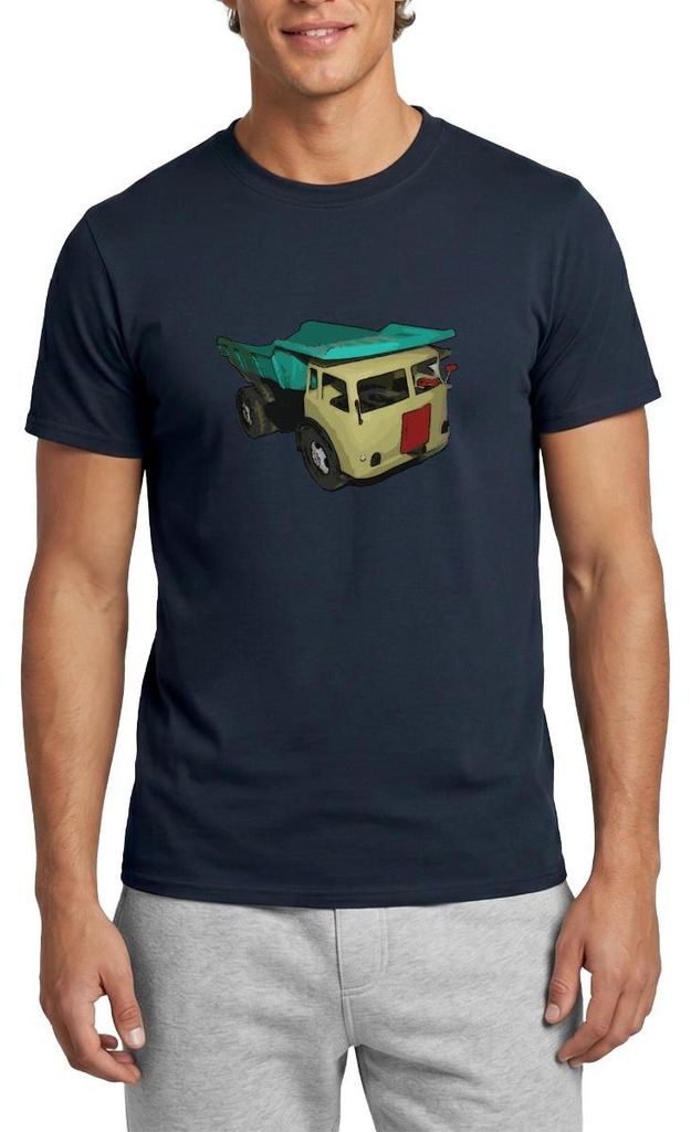 Spreadshirt Ostalgie DDR Kipper Kinderspielzeug Männer T-Shirt, XXL, Navy