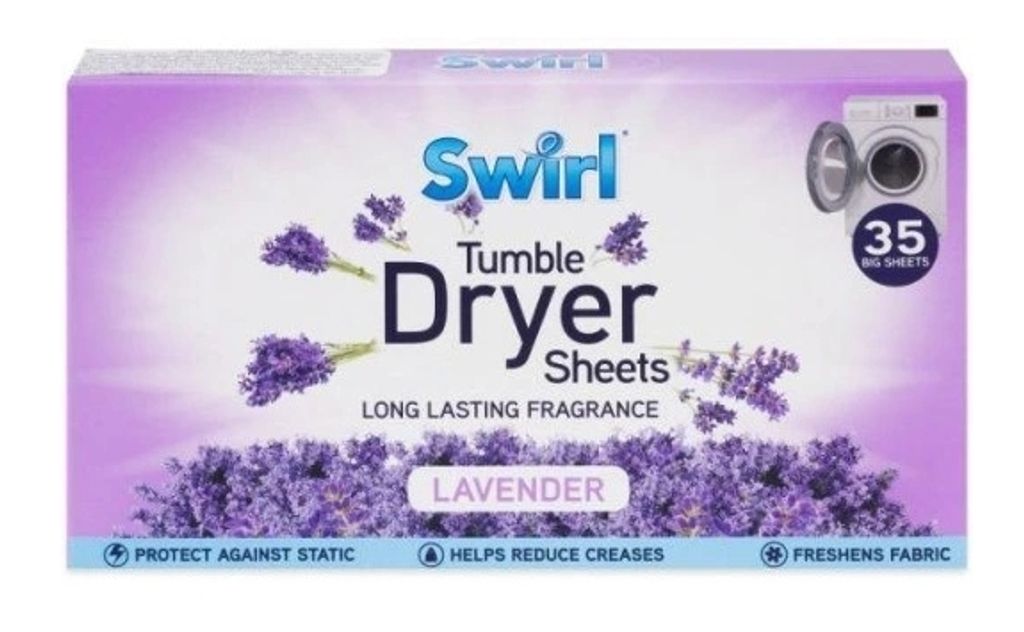 Swirl Lavendelduftende Trocknertücher, 35 Stück Produktbild 