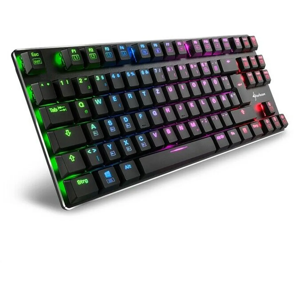 Clavier TKL RGB à profil bas Sharkoon PureWriter USB Noir - 2