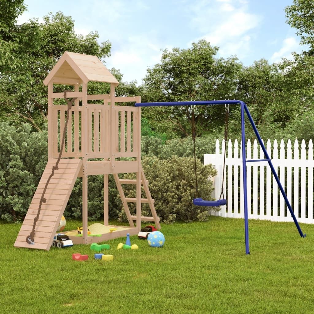 2024 Moderne Schaukeln Spielturm Massivholz Kiefer 137905