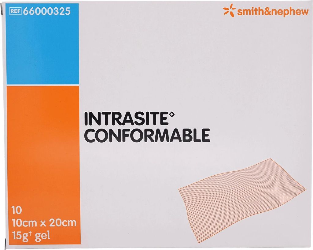 Intrasite Conformable Gelkompr.10x20 cm 10 St