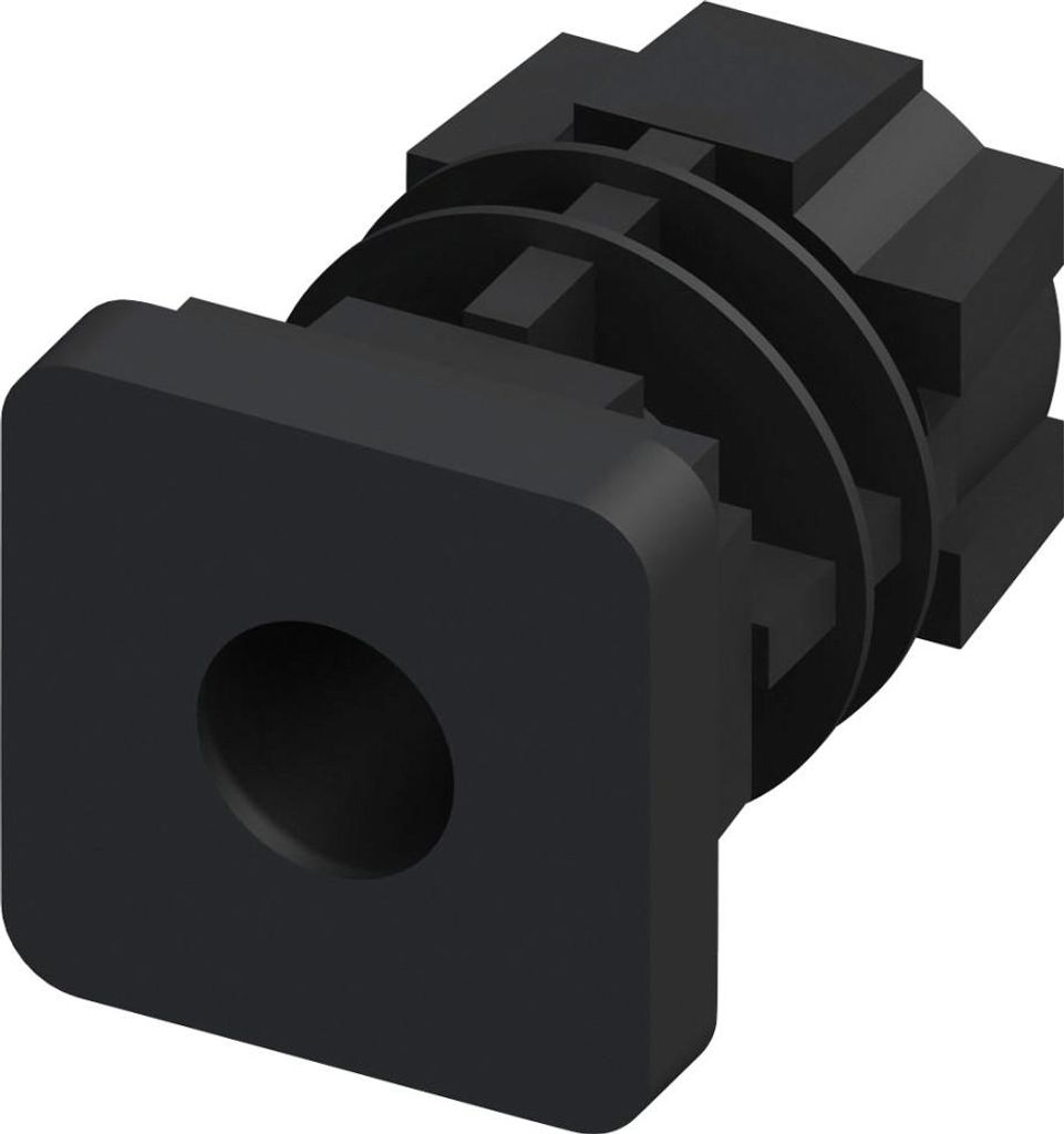 alfer Gewindestopfen 23.5 mm 23.5 x Maß D: M10 Kunststoff glatt schwarz