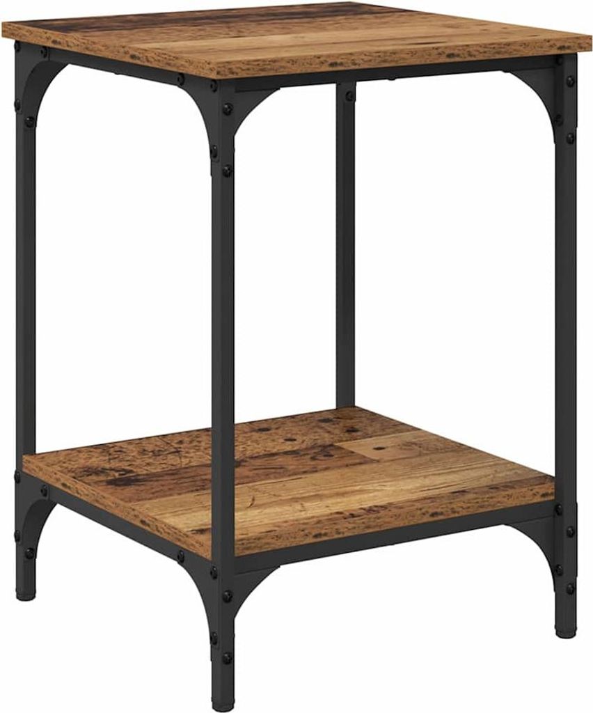Couchtisch Altholz 40 x 40 x 55 cm Holzwerkstoff