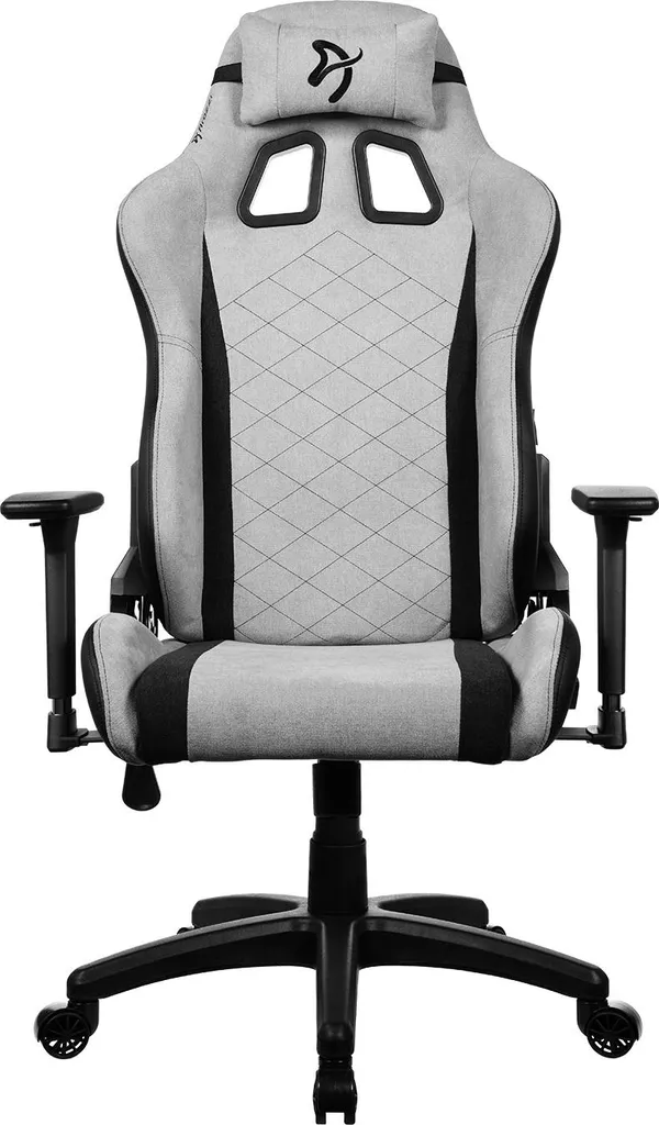Arozzi Avanti SoftFabric : Adieu Mal de Dos, Fauteuil Gaming Gris Tissu