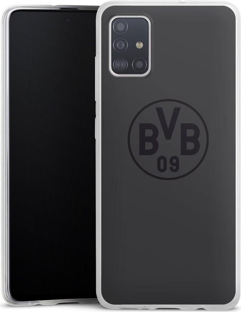 DeinDesign Slim Hülle für Samsung Galaxy A51 Silikon Case Ultra Dünn Handyhülle BVB Borussia Dortmund Logo
