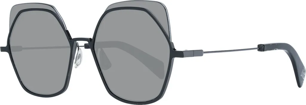 Lunettes de soleil Yohji Yamamoto YY7031 noires pour sortie et ville