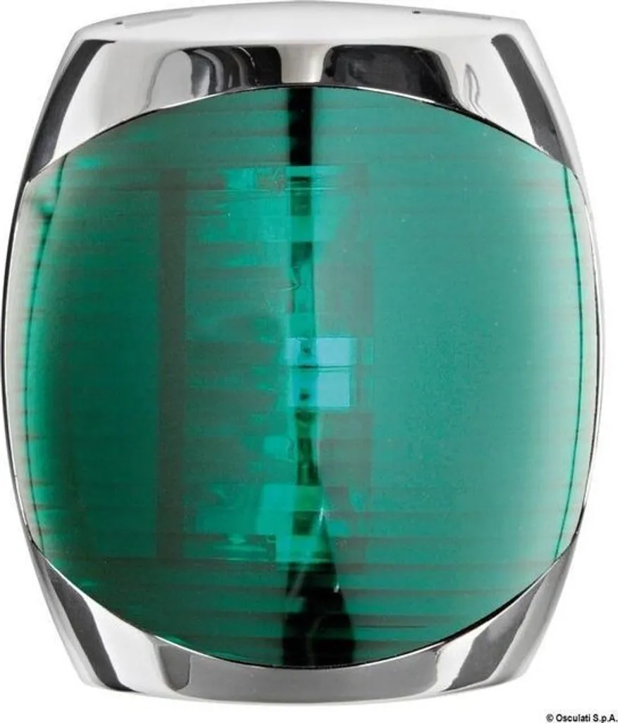 Feu de navigation vert Sphera II en acier inoxydable VA ultra robuste