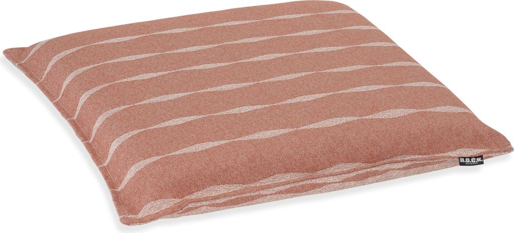 H.O.C.K. Loana Outdoor Wende-Sitzkissen mit Biese 45x45x6cm col. 98 rost terra bordeaux sunny