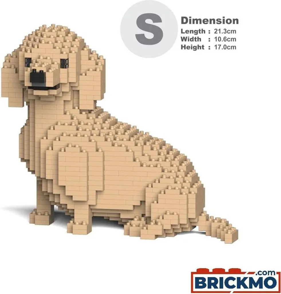 Cadeau Chien Teckel Maquette 05-M03 JEKCA Bricks Décoration Intérieur