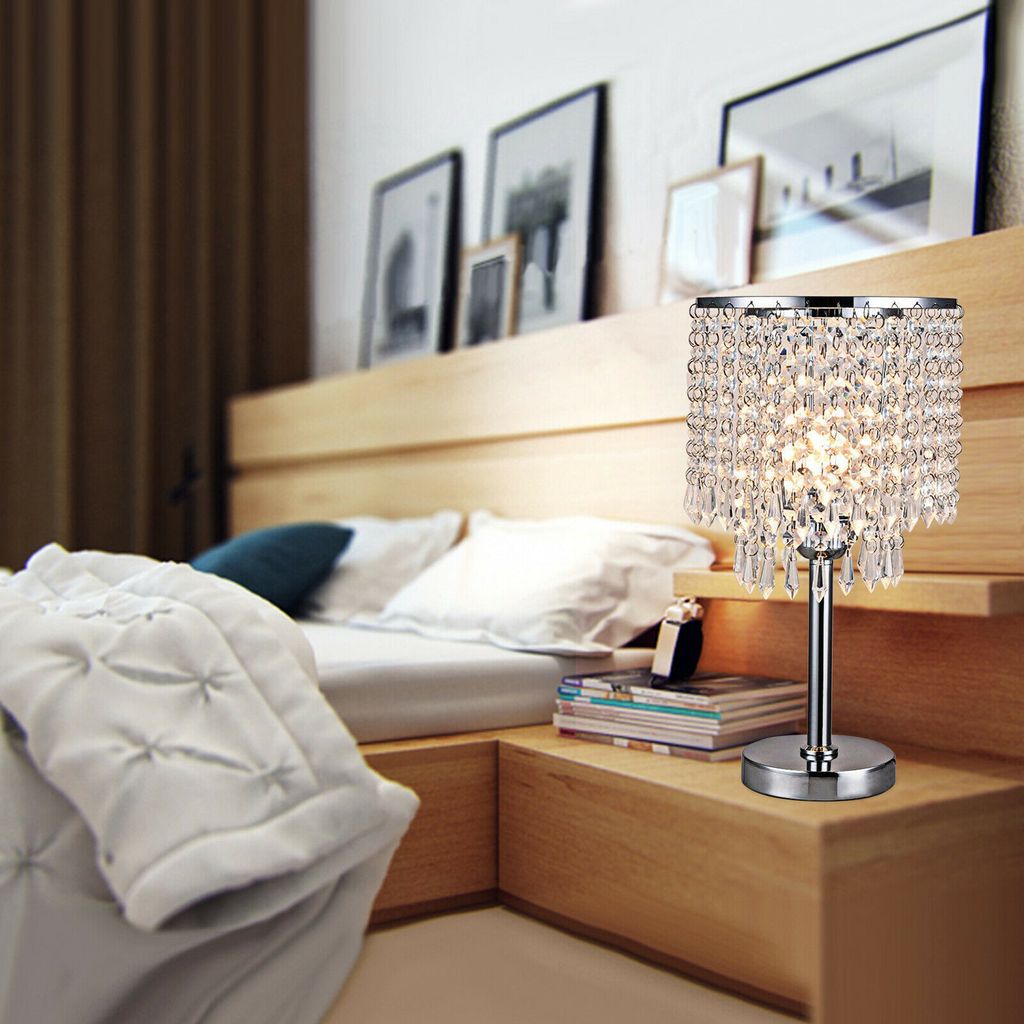 Křišťálová stolní lampa Noční lampa Studie Obývací pokoj Obrázek produktu 