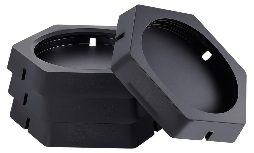 VEVOR - Juego de 4 almohadillas niveladoras para vehículos Imagen del producto 