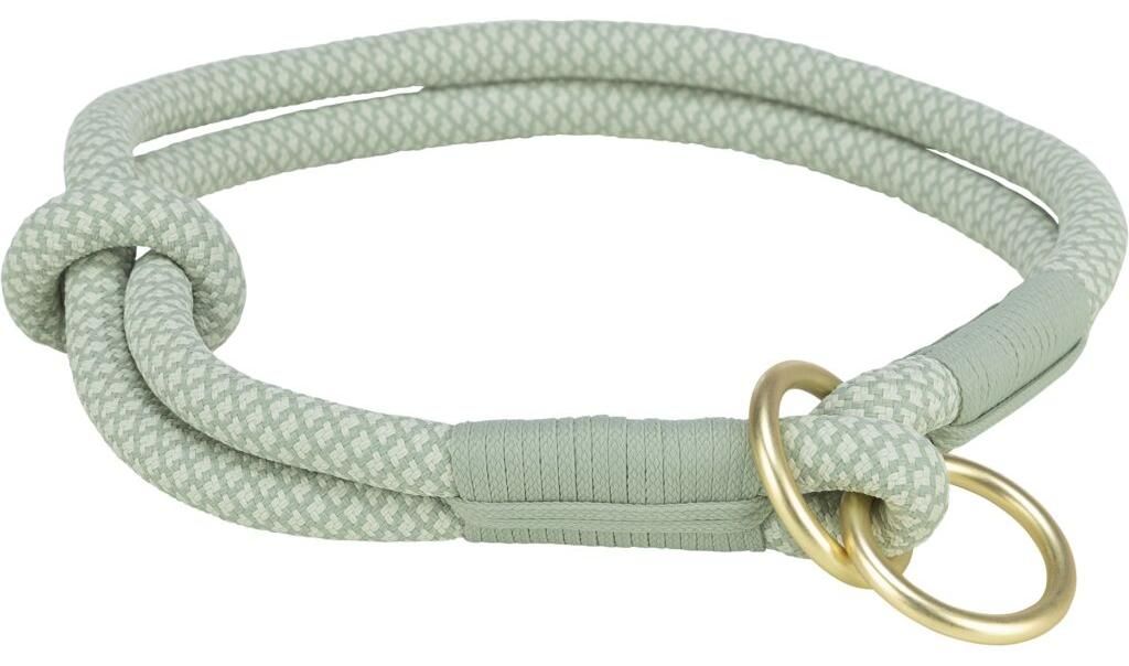 TRIXIE Soft Rope Zug-Stopp-Halsband - salbei/mint - 45 cm/ø Produktbild 
