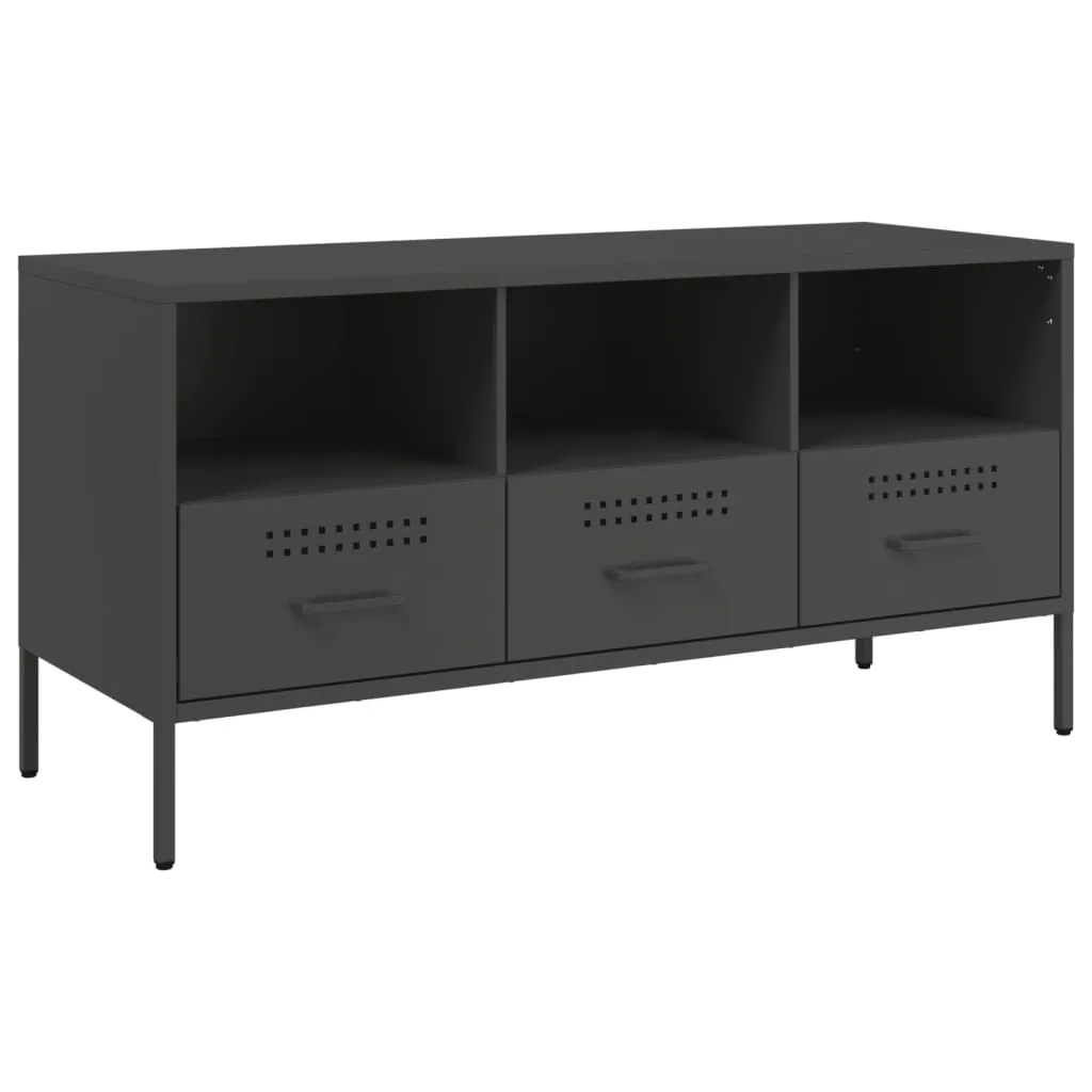 Specifiche Mobile TV Acciaio Nero 100,5x39x50,5 cm - Alta Qualità