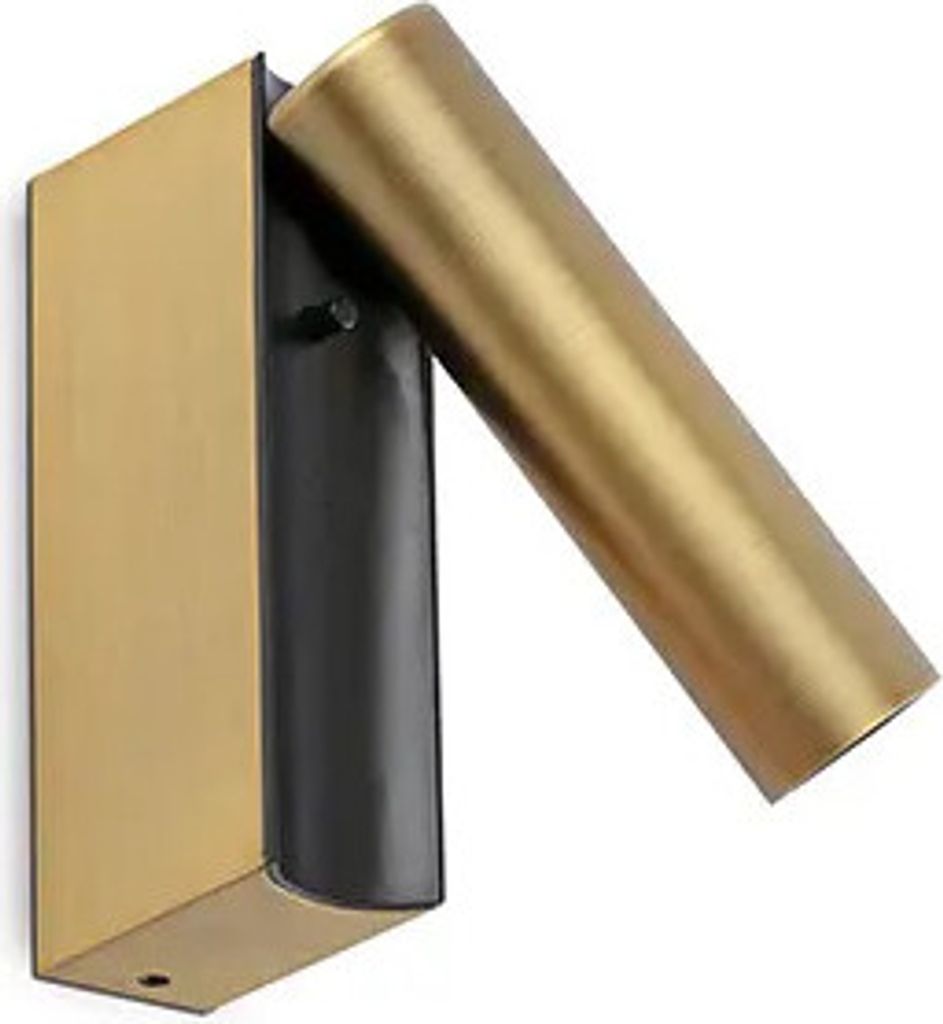 CRONOS verstellbarer Wandleser aus Bronze mit Schalter 62752