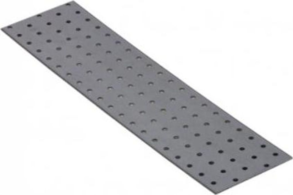10x Lochplatte 400 x 100 x 2,00 mm Flachverbinder Holzverbinder verzinkt