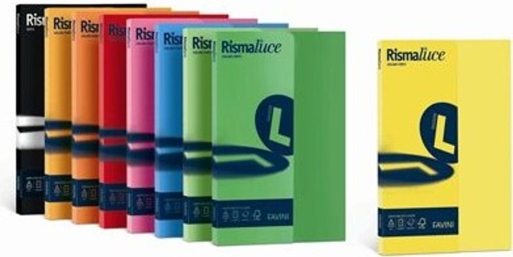Favini Rismaluce Druckerpapier A4 (210x297 mm) 50 Blätter Orange