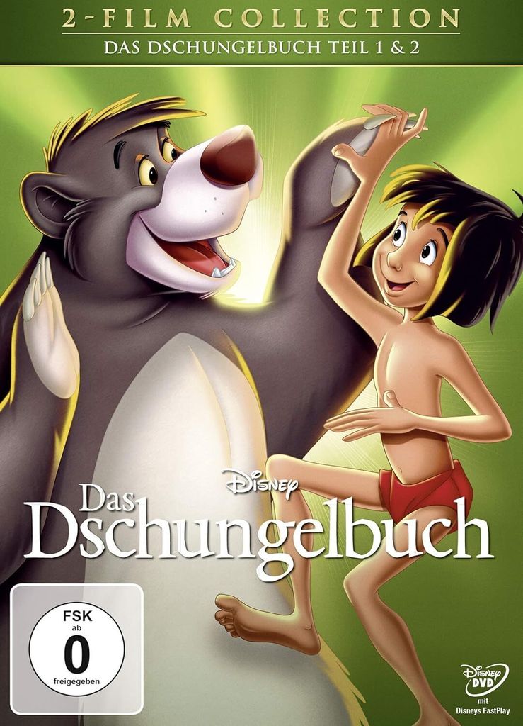 Das Dschungelbuch 1+2, Doppelpack DVD Obrázok produktu 