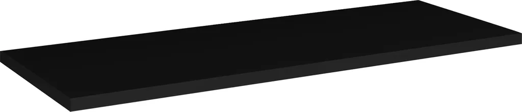 Plateau de meuble salle de bain 100 cm noir mat en MDF haute densité