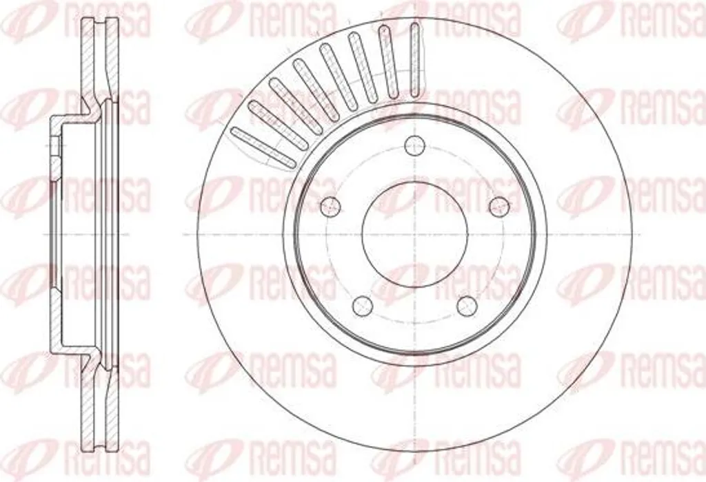 Disque de frein de remplacement pour Nissan Juke et Pulsar 61466.10