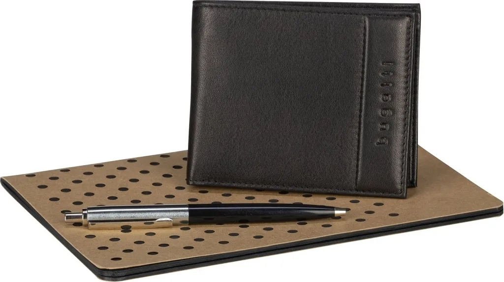 bugatti Nome Wallet : Fini les Portefeuilles Encombrants avec ce Cuir Noir - 21