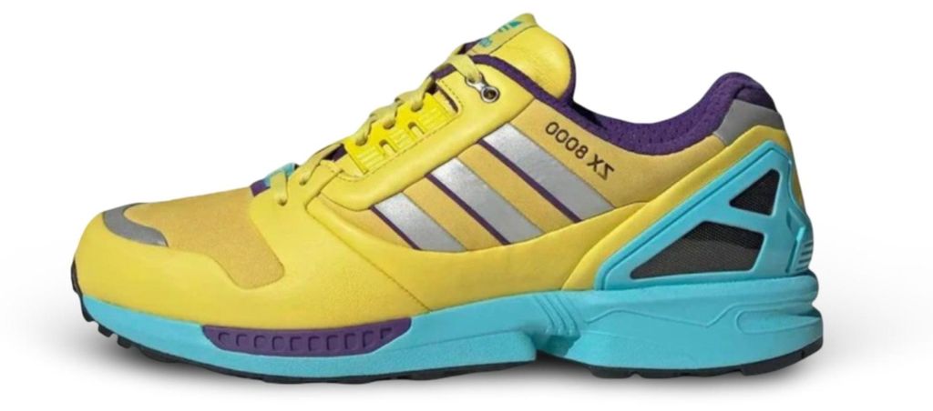 adidas ZX 8000 Consortium Yellow Blue Glow - 46 Größe: 46