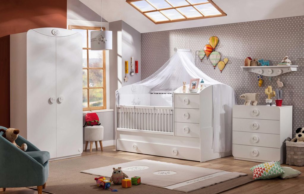 Cilek BABY Baumwolle Babyzimmer, 4-tlg.