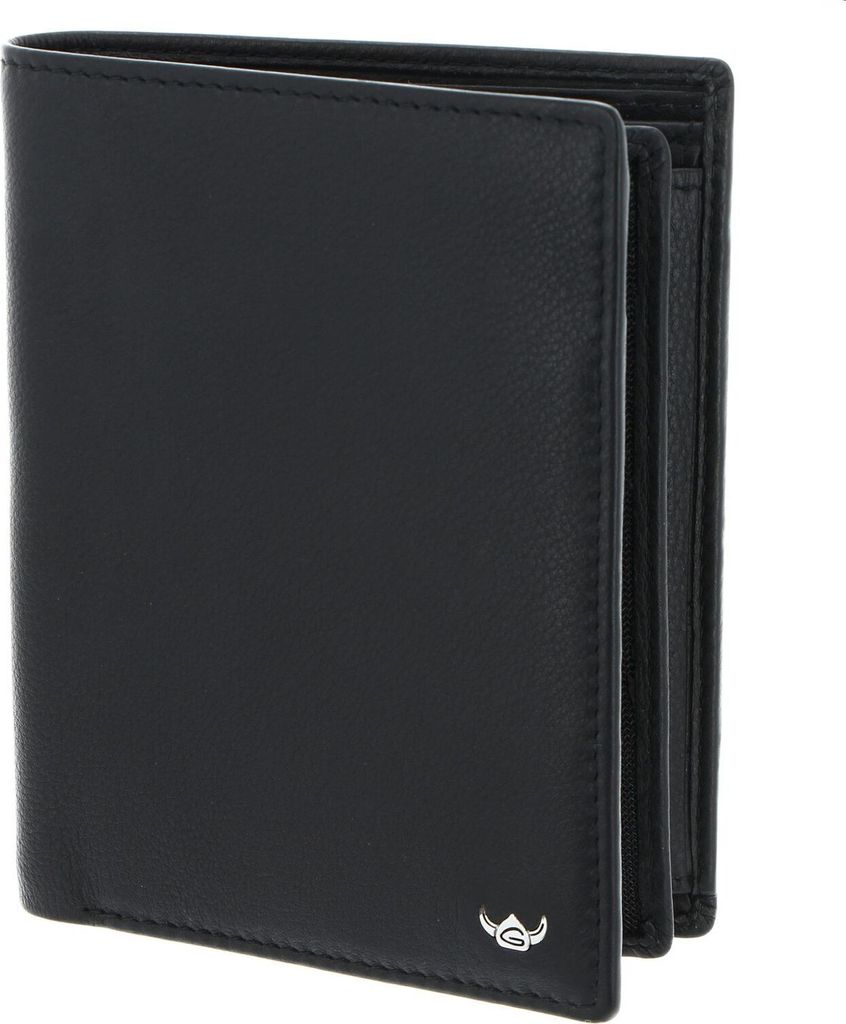 Golden Head Leder Geldbörse Dublin Billfold Coin Wallet Black schwarz