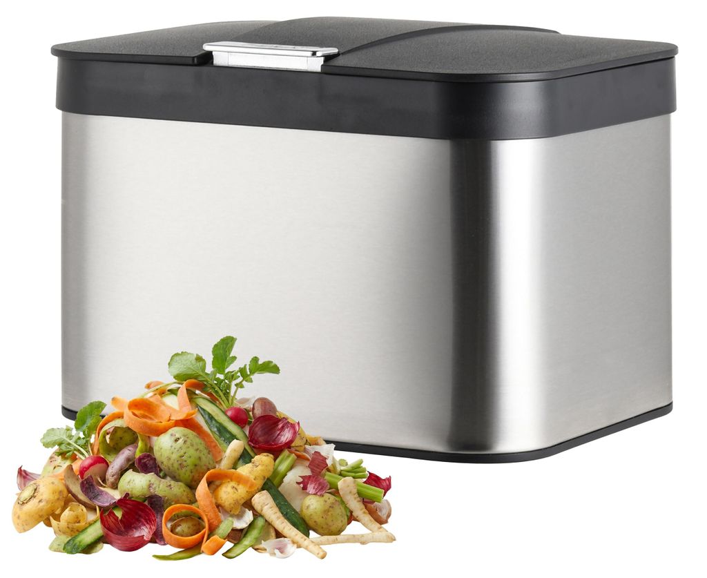 Kbelík na bioodpad Relaxdays, 4,5 l, kompostovací kbelík s Obrázek produktu 