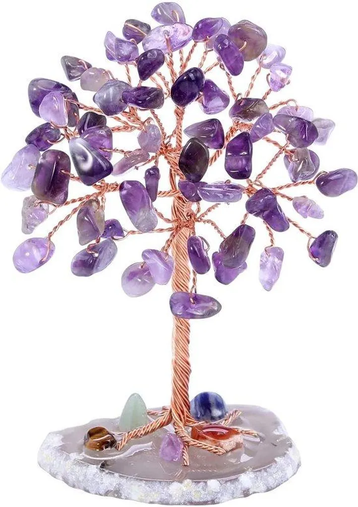 Géode d'améthyste décorative 10 cm : Cristal naturel aux vertus Zen