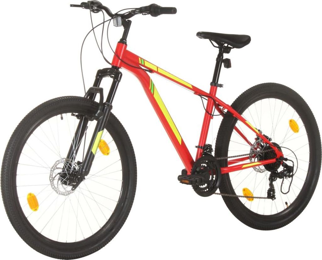 vidaXL Mountainbike 21 Gang 27,5 Zoll Rad 38 cm Rot Produktbild 