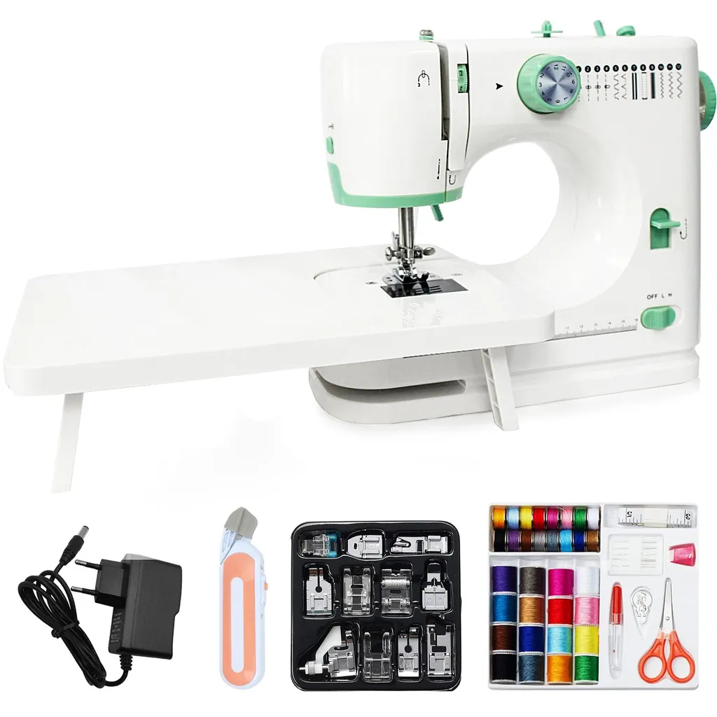 Machine à coudre portable 12 points de couture et plateau de travail - 10