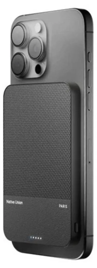 Solution Charge MagSafe sans câble Native Union Qi2 5000mAh - Noir - 3