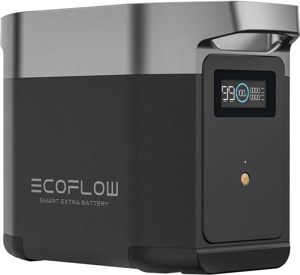 EcoFlow Zusatzbatterie DELTA 2 Max schwaz Produktbild 12