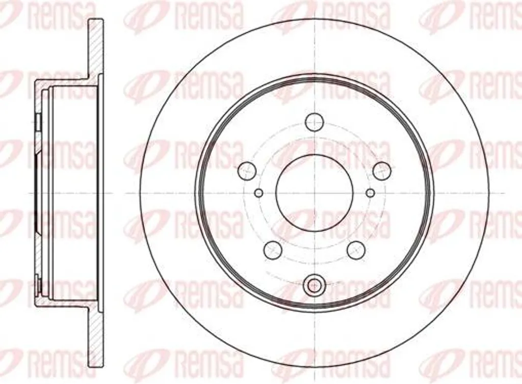 Éliminez les bruits de freinage - Disque de frein 61188.00 Camry RAV 4