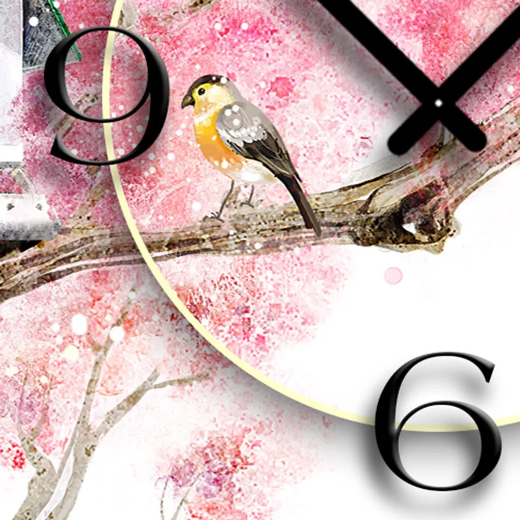 Orologio 3D Asia Cherry Blossom: Il Silenzio della Natura in Casa Tua - 3
