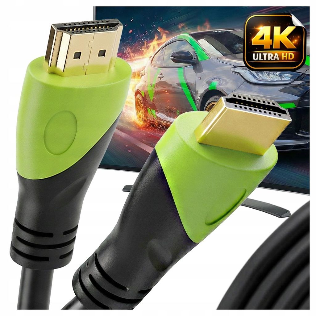 Vayox HDMI kabel 2.0 VA0018-3 | 3 m | 4K | Černá/zelená Obrázek produktu 