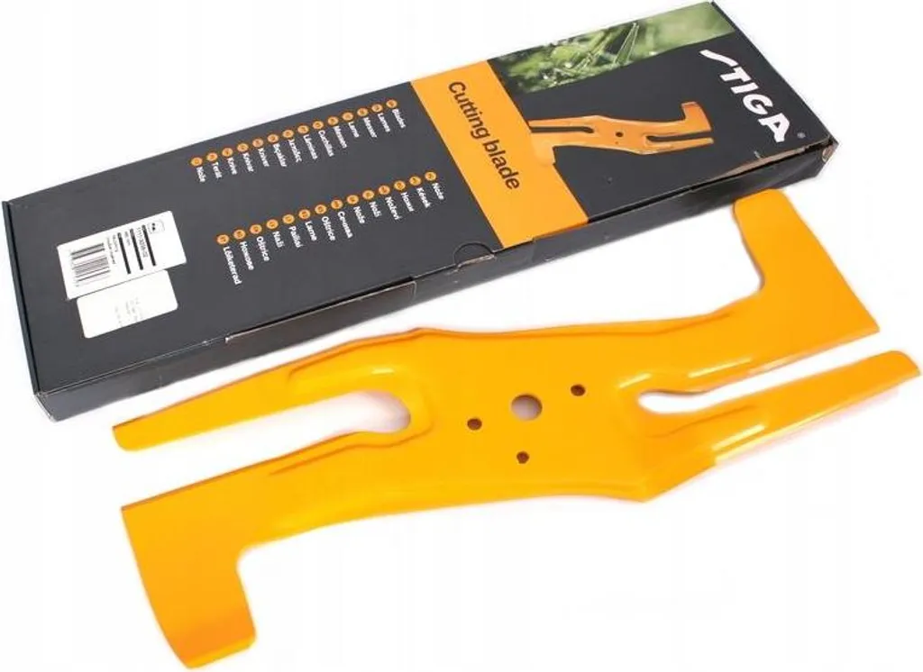 Lame Stiga Twinclip 48cm pour réparer une coupe irrégulière de tondeuse