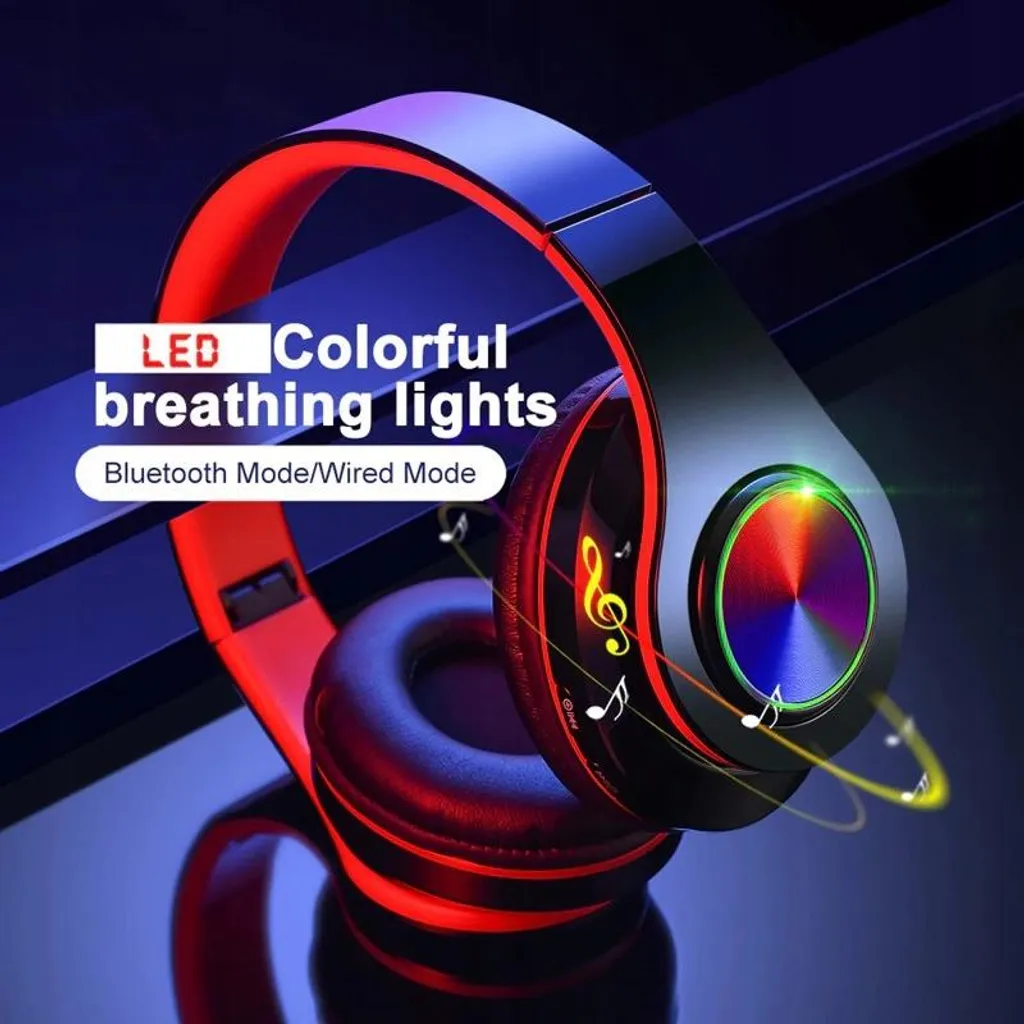 Casque Audio Bluetooth Circum-aural Pliable avec Micro pour Smartphone - 9