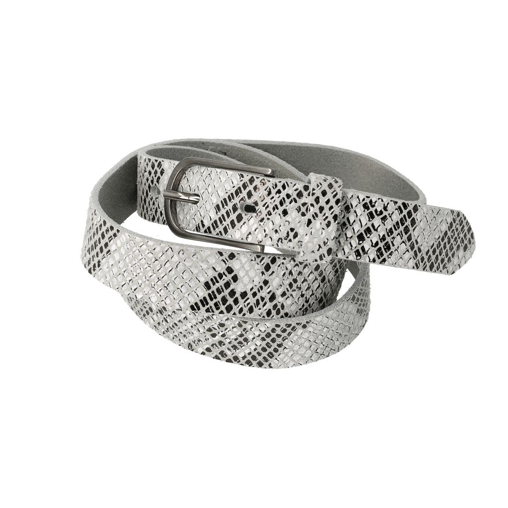 Tamaris Damengürtel - 160002 Sheila in Schwarz-Weiss (Länge: 70cm)--