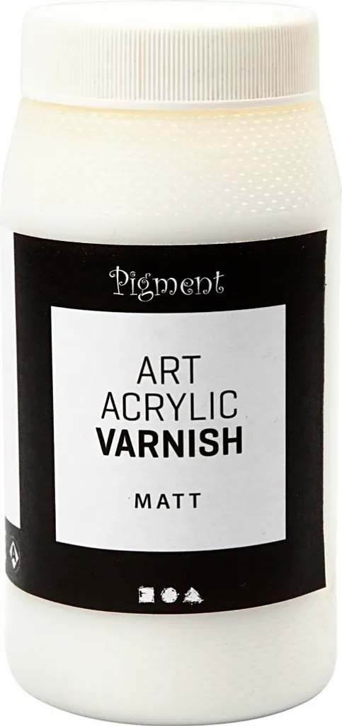 Vernis acrylique transparent 500ml haute résistance mat brillant blanc