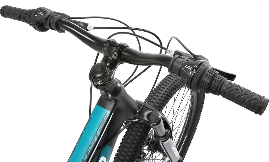 BIKESTAR Alu Kinderfahrrad 24 Zoll Ab 9-10 Jahre - 7 Gnge City Bike  V-Bremse 7 Gang Kinderfahrrad