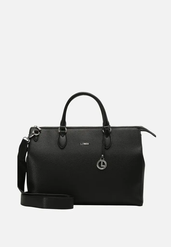 Sac Bandoulière Ella Noir L.CREDI - Porté Épaule avec Compartiment PC
