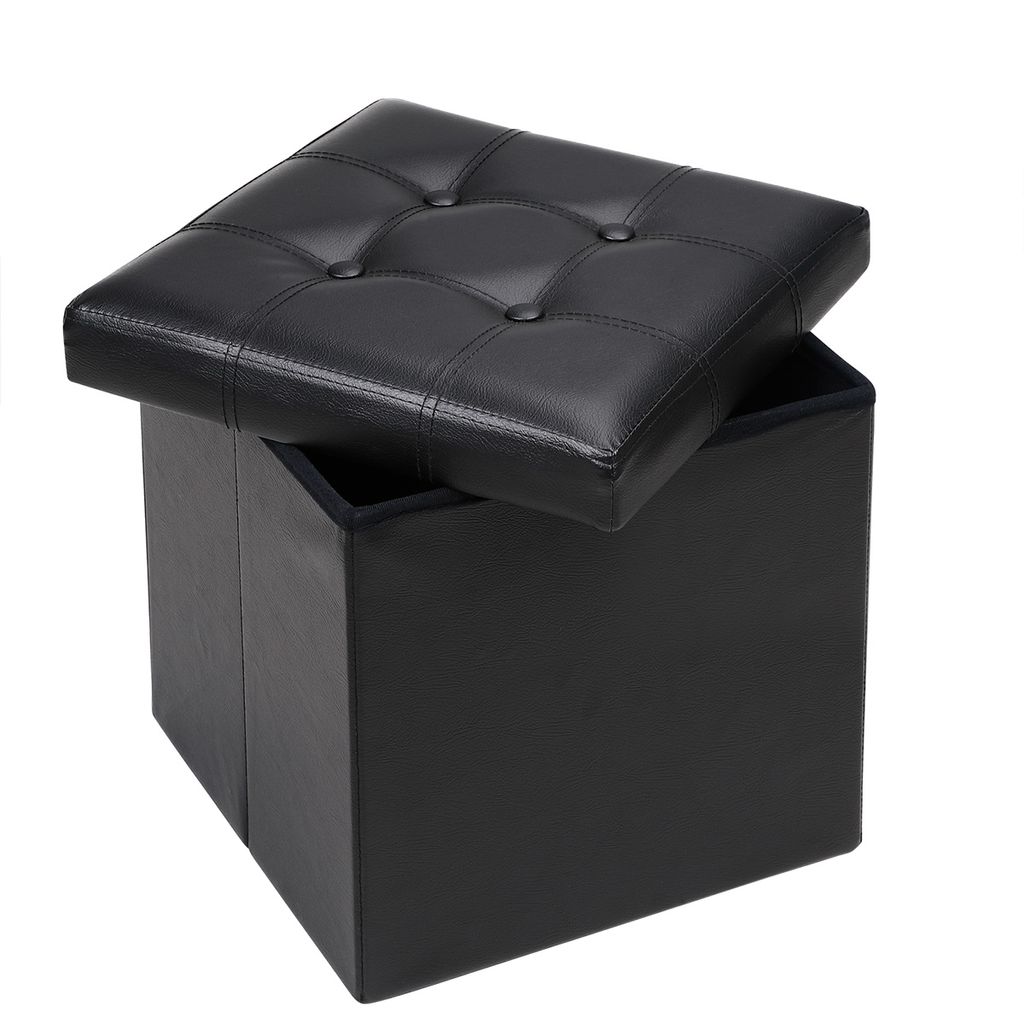 Faltbarer Sitzhocker Sitzbank Sitzwürfel Aufbewahrungsbox Hocker Truhe Farbwahl 