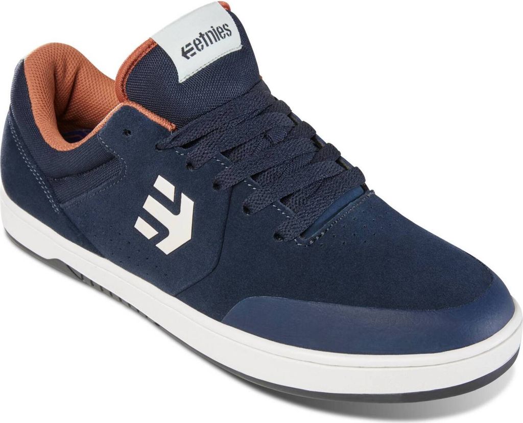 Etnies Marana Sti Evolution Herren Suede+Synthetik Sneaker in Marine Braun – 8 UK - 42 EU - 9 US / Navy Brown