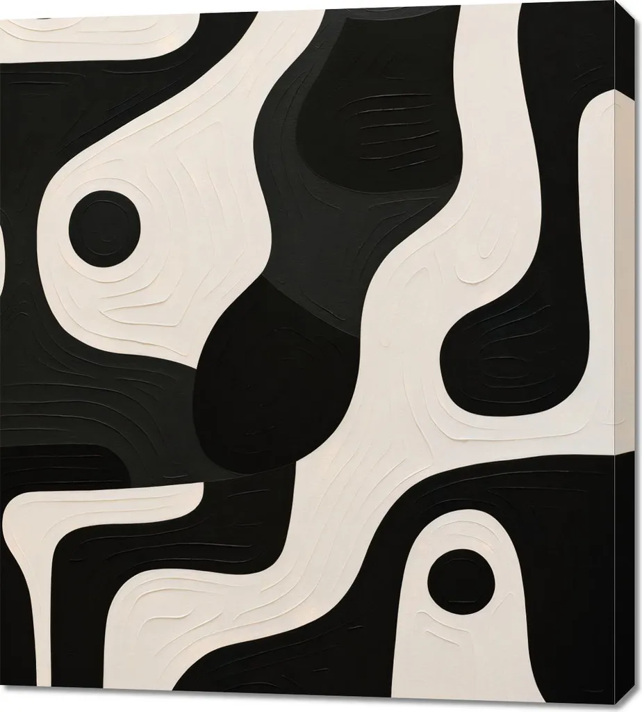 Quadro Moderno 90x100 cm Armonia contrastante - Must-Have Interior