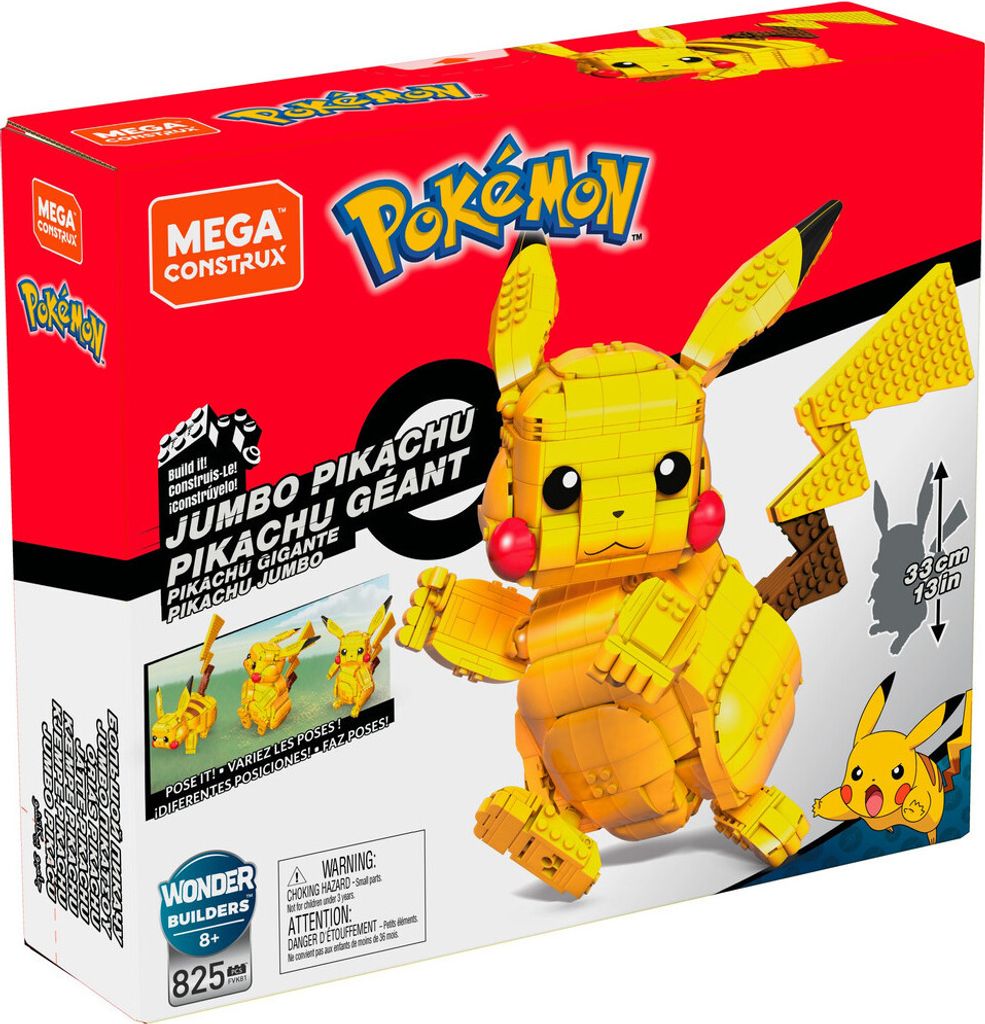 Mattel FVK81 Mega Construx Pokémon Jumbo Pikachu Obrázek produktu 19